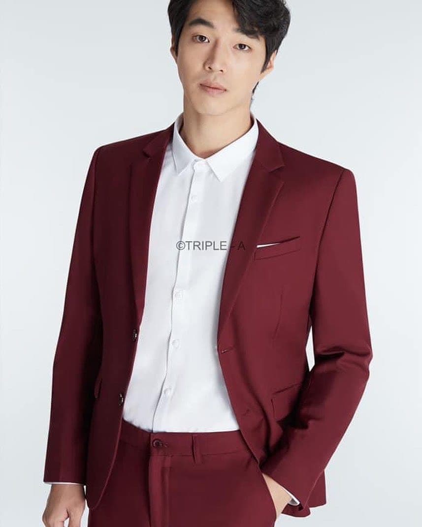 สูทผู้ชาย สีแดง รูปที่ 1