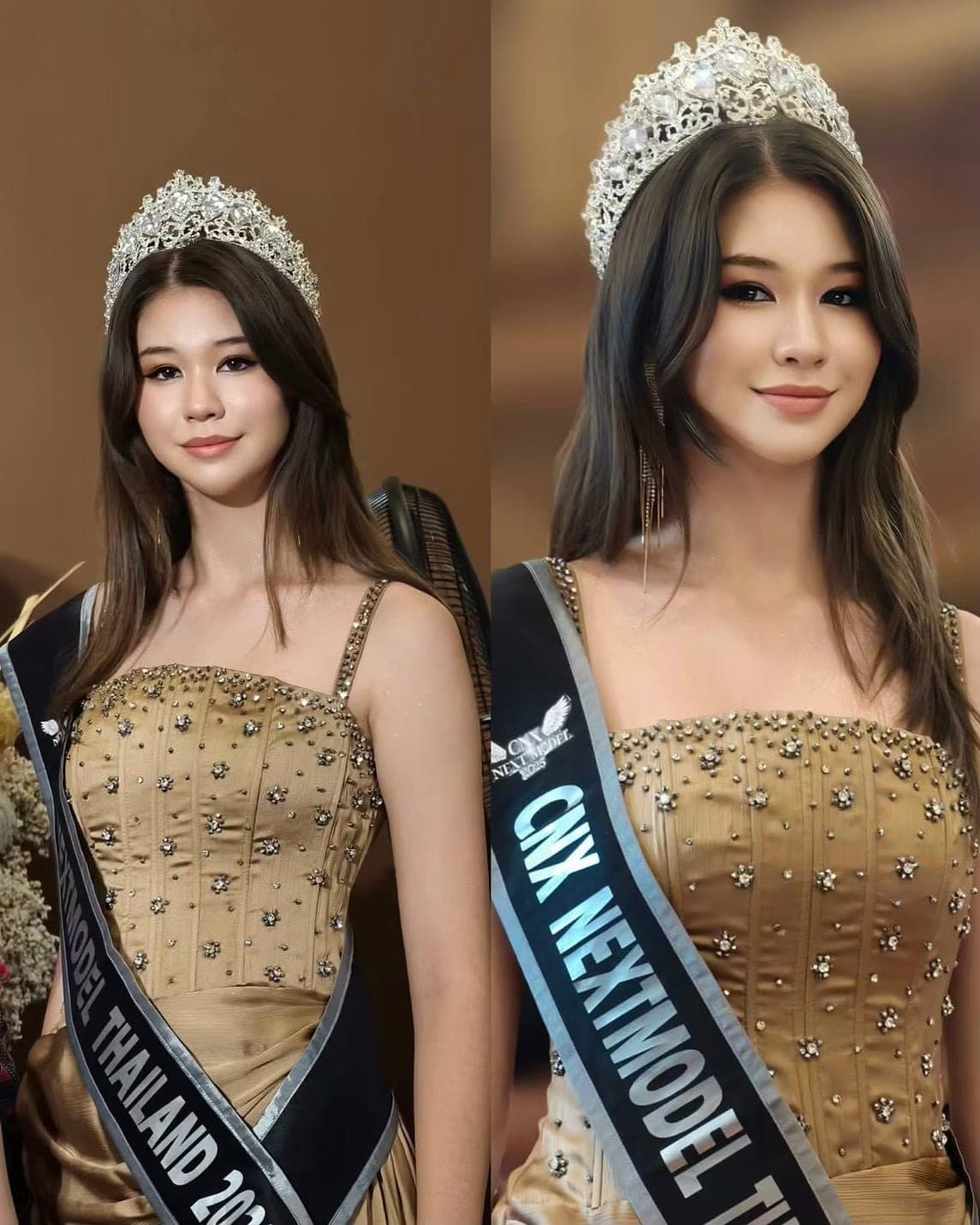 รีวิวจากลูกค้า ชุดเดรส สายเดี่ยว แต่งเพชร สีดำ สีน้ำตาล สีขาว