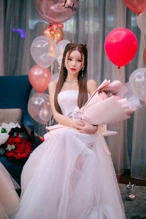 รีวิวจากลูกค้า ชุดเดรส เกาะอก แต่งโบว์ สีขาว