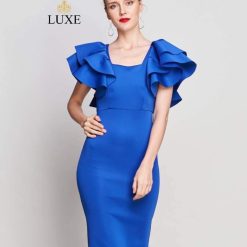 ชุดราตรี สีน้ำเงิน Luxe 4005 Size M