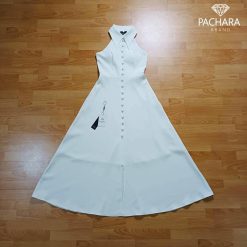 ชุดเดรส สีขาว Pachara 7018  Size M