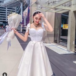 POME แท้ 100% Boho Off-White Denim mini skirt 7085 Size S-M(34)