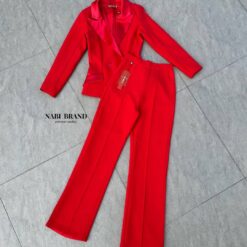 ชุดสูท สีแดง NABI BRAND 9019 Size L